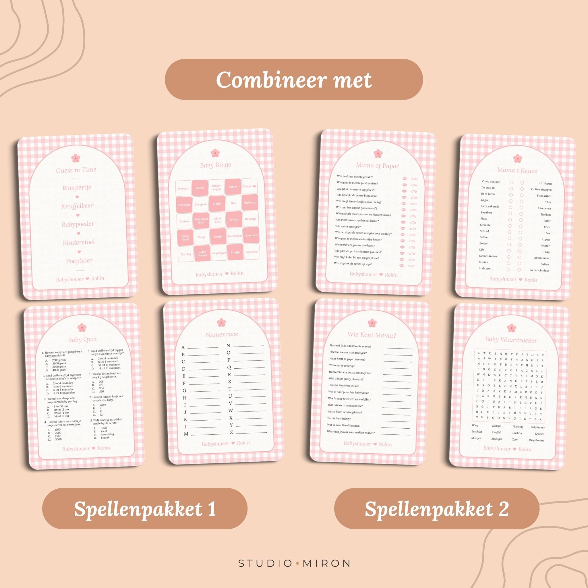 Starterspakket | Gingham Roze
