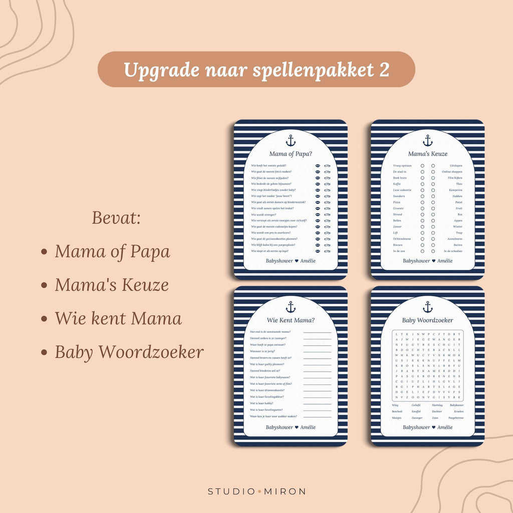 Mama of Papa | Navy Blue