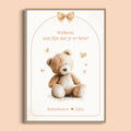 Baby Shower Poster – Welcome Poster | Boho Bow