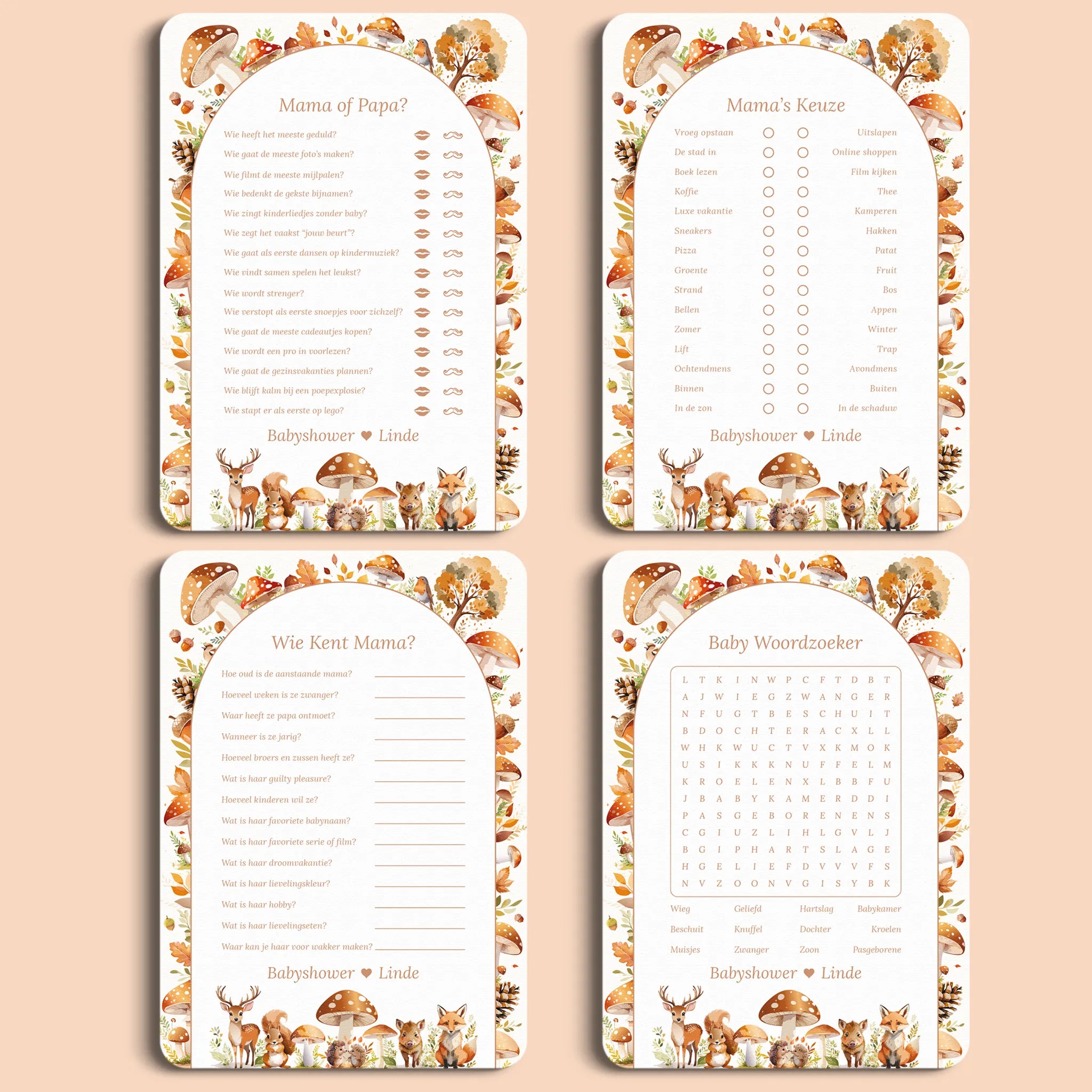 Spellenpakket 2 | Bosdieren