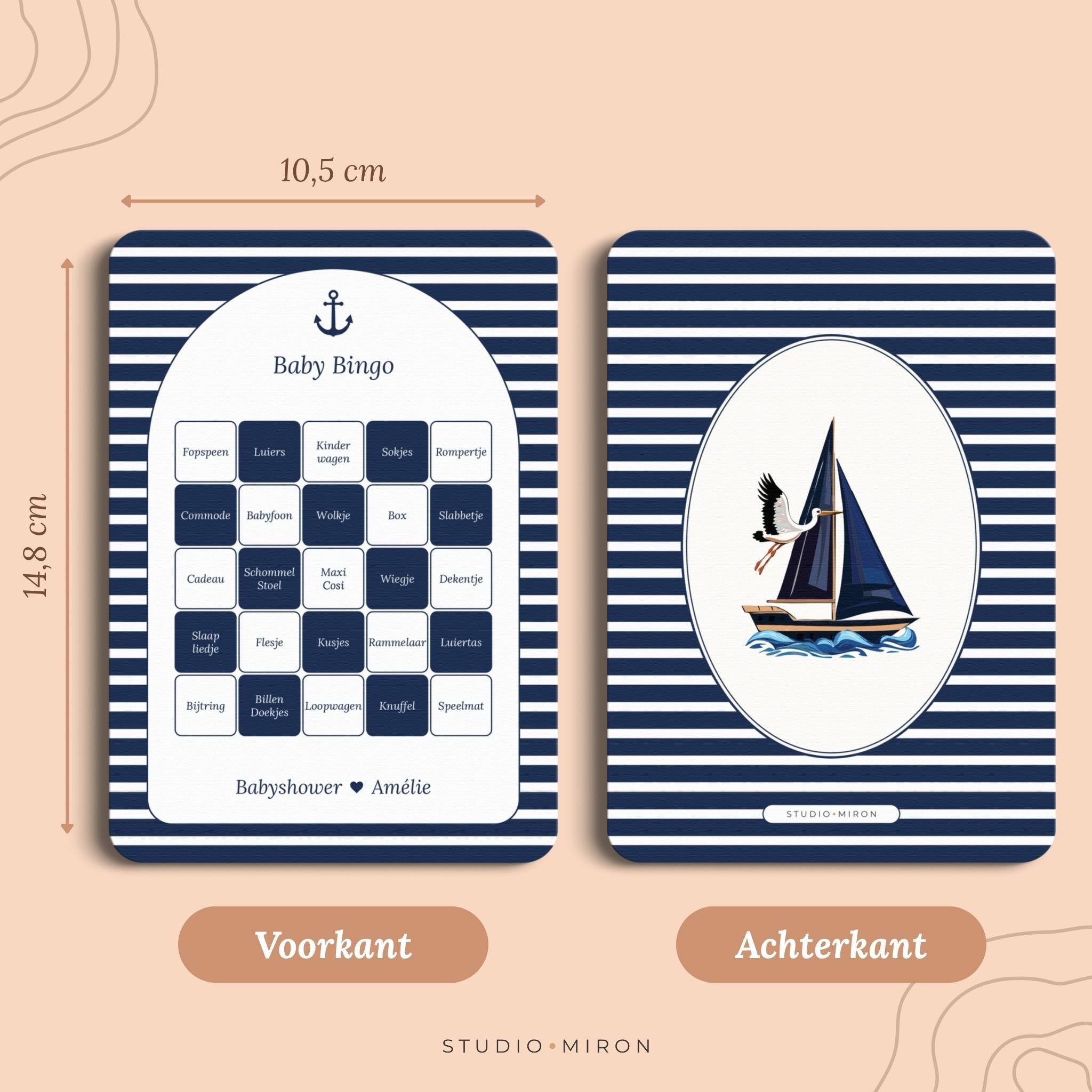 Baby Bingo | Navy Blue