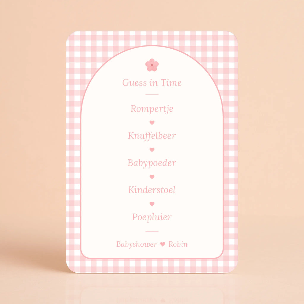 Guess in Time | Gingham Roze